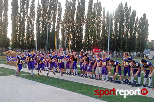 Raiffeisen Vikings nach Sieg gegen die Salzburg Bulls im Playoff - Foto © Sportreport/Thomas Muck