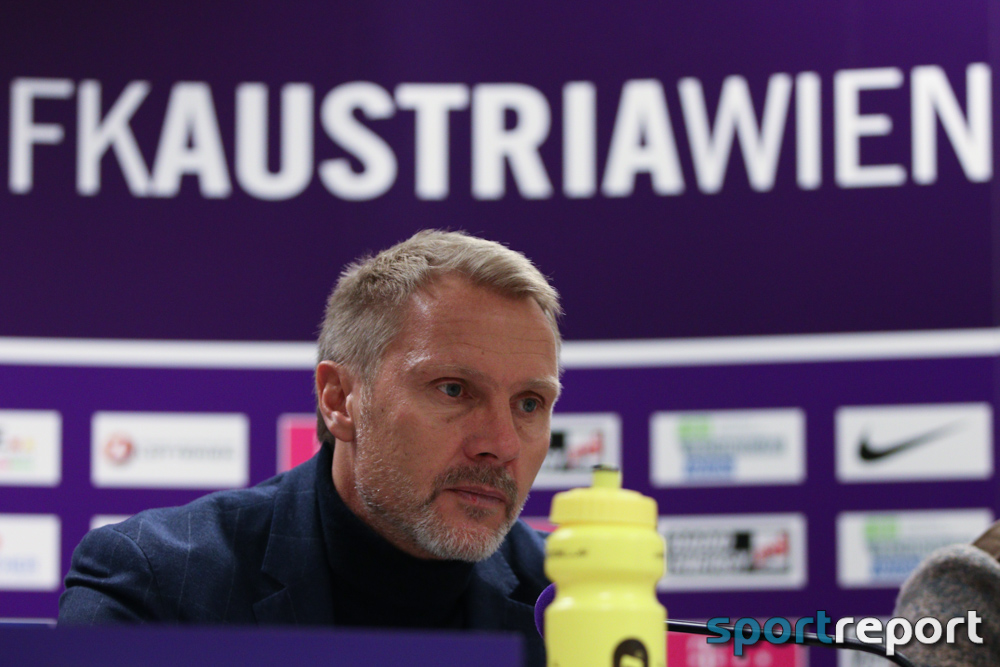 Thorsten Fink (Trainer Austria Wien): „Das 2:2 war für mich Abseits.“