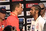Wladimir Klitschko, David Haye bei der PK © Screenshot Youtube Wladimir Klitschko, David Haye bei der PK © Screenshot Youtube
