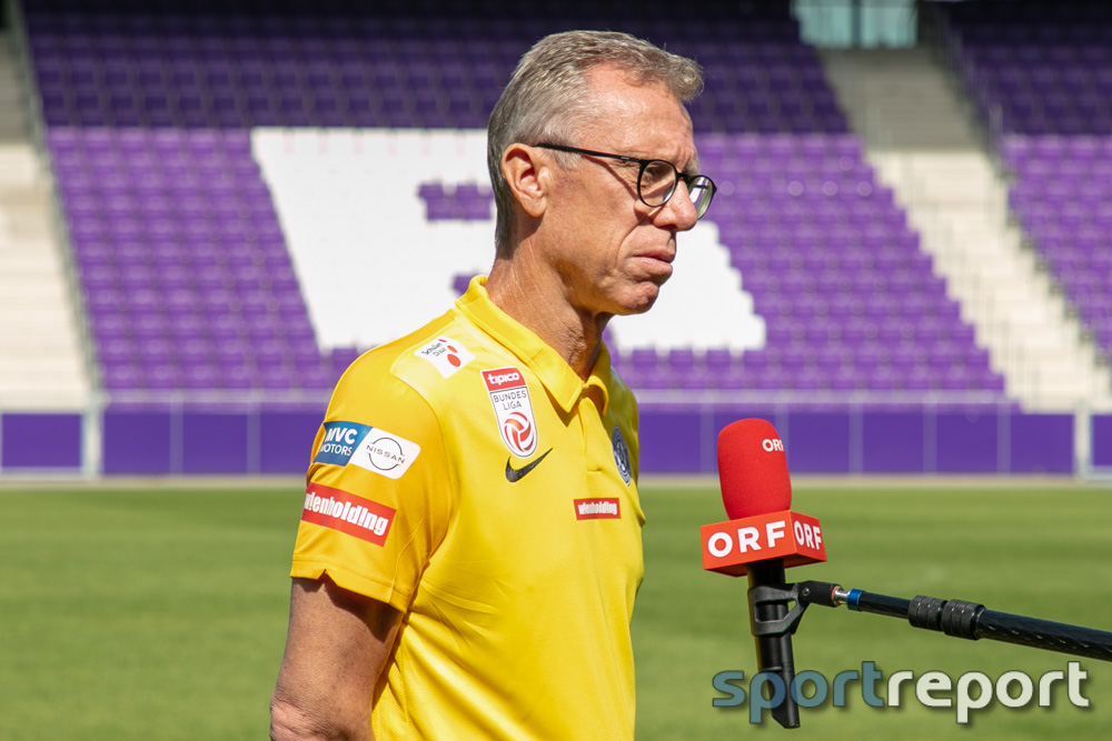 Peter Stöger (General Manager Sport & Trainer Austria Wien): „Alles für eine Überraschung unternehmen“