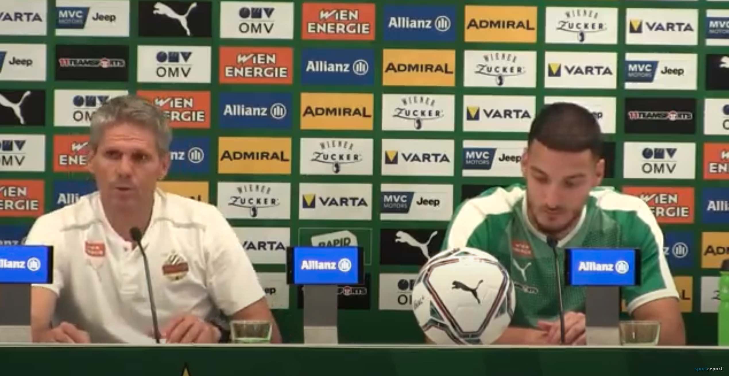 Video: Didi Kühbauer (Trainer SK Rapid Wien) - die Pressekonferenz nach dem Spiel gegen WSG Tirol