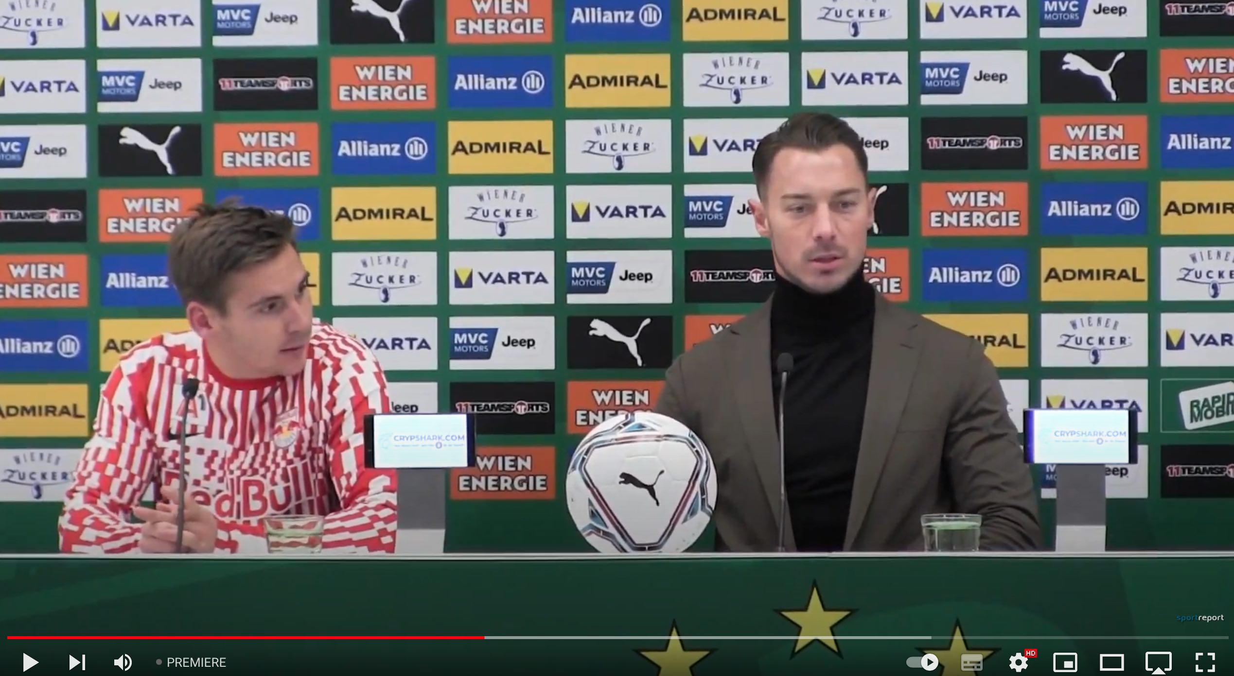 Video: Matthias Jaissle (Trainer FC Red Bull Salzburg) - die Pressekonferenz nach dem Spiel gegen SK Rapid Wien