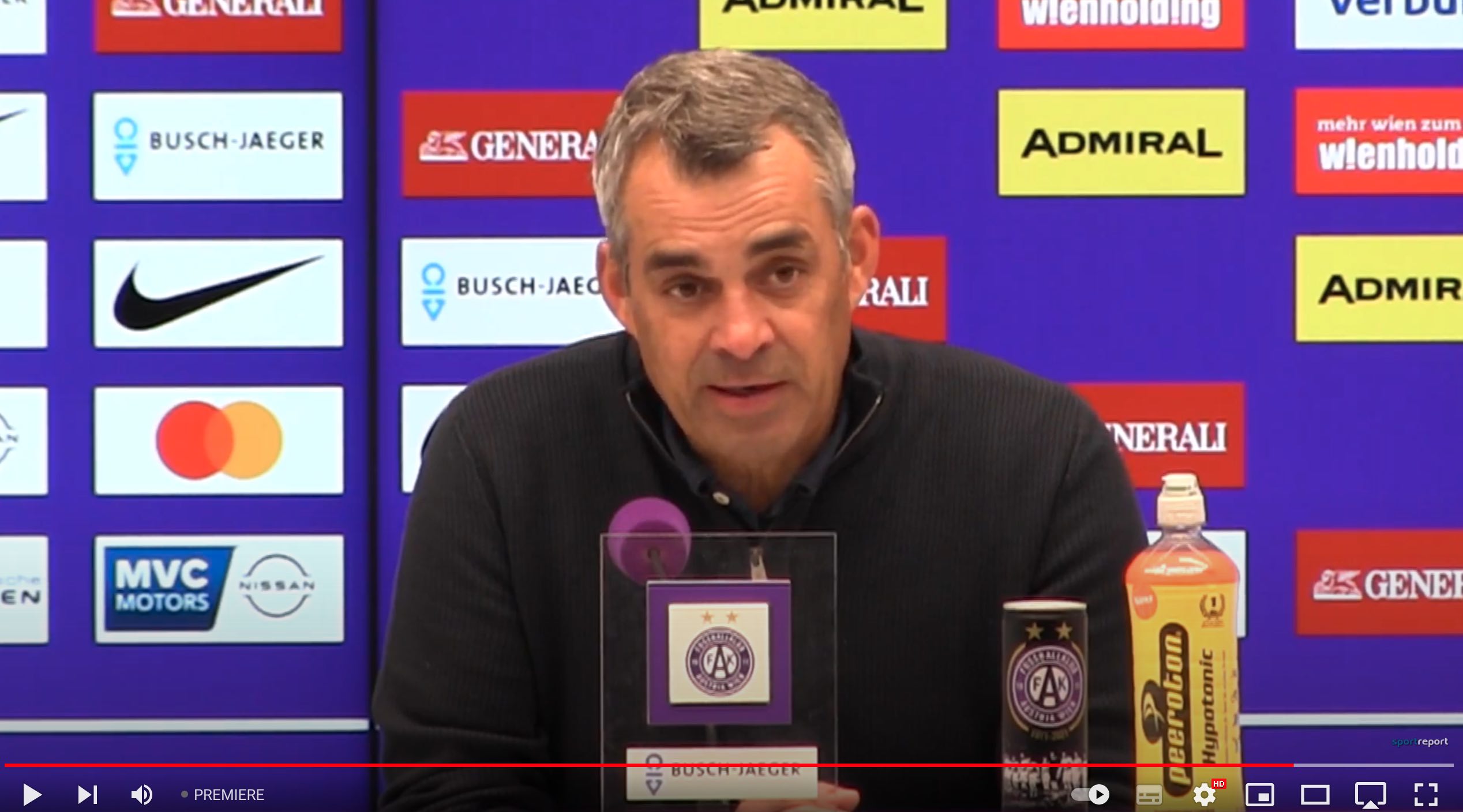 Video: Robin Dutt (Trainer WAC) - die Pressekonferenz nach dem Spiel gegen FK Austria Wien