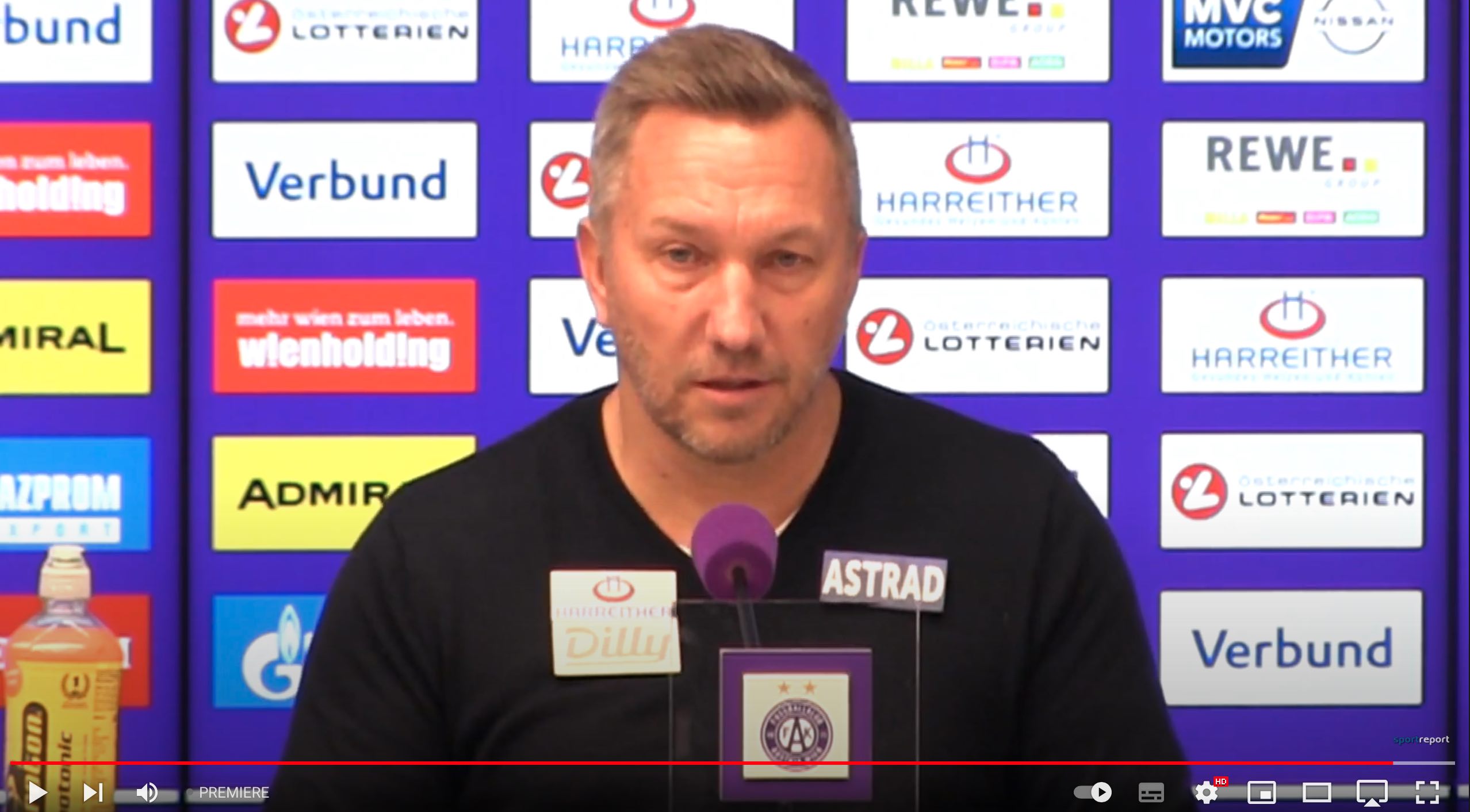 Video: Manfred Schmid (Trainer FK Austria Wien) - die Pressekonferenz nach dem Spiel gegen TSV Hartberg