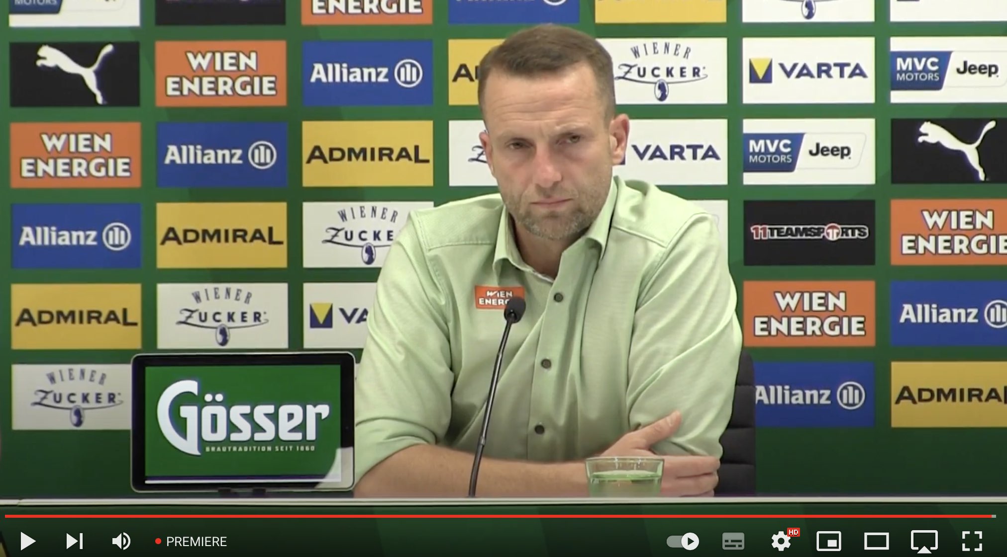 Video: Ferdinand Feldhofer (Trainer SK Rapid Wien) - die Pressekonferenz nach dem Spiel gegen FC Vaduz