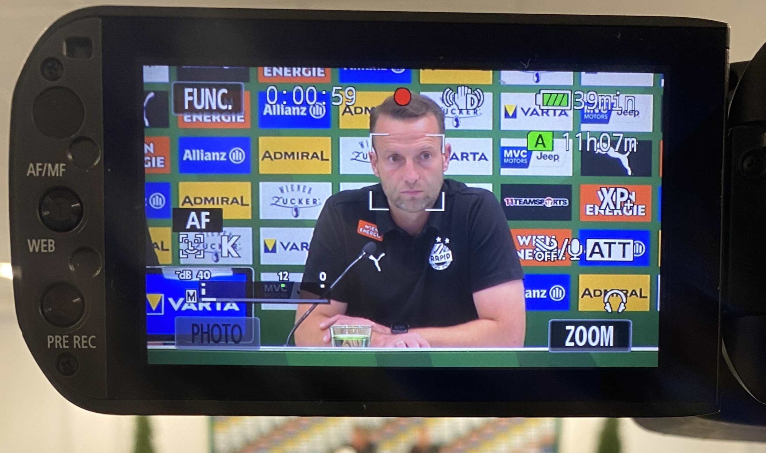 Video: Ferdinand Feldhofer (Trainer SK Rapid Wien) - die Pressekonferenz nach dem Spiel gegen WAC