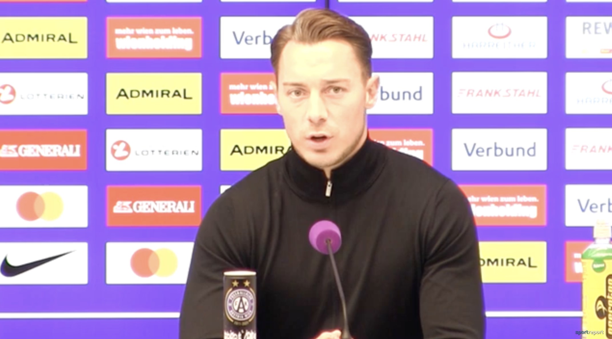 Video: Matthias Jaissle (Trainer FC Red Bull Salzburg) - die Pressekonferenz nach dem Spiel gegen FK Austria Wien