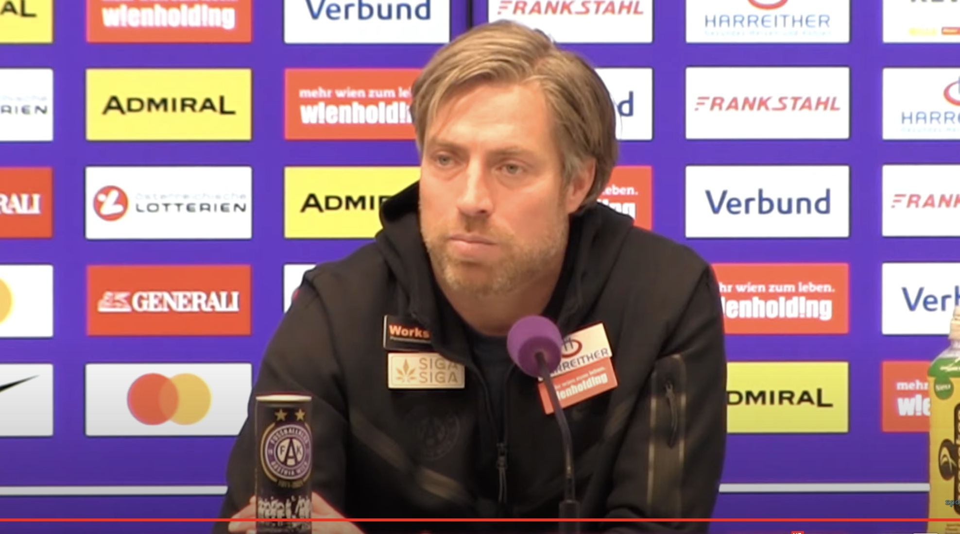 Video: Michael Wimmer (Trainer FK Austria Wien) - die Pressekonferenz nach dem Spiel gegen SK Austria Klagenfurt