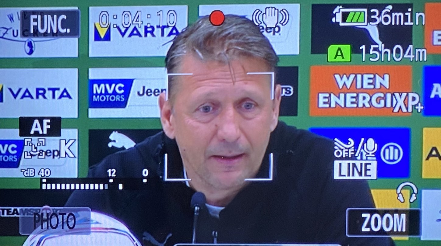 Video: Zoran Barišić (Trainer SK Rapid Wien) - die Pressekonferenz nach dem Spiel gegen FK Austria Wien