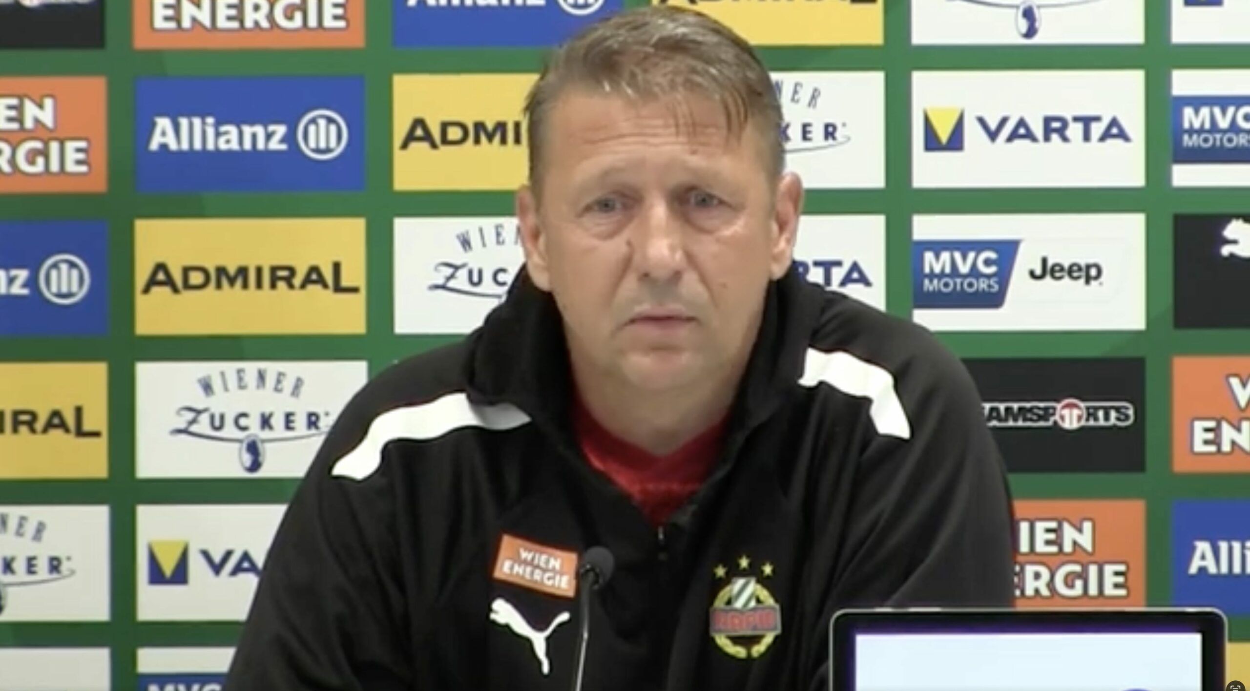 Video: Zoran Barišić (Trainer SK Rapid Wien) - die Pressekonferenz nach dem Spiel gegen SCR Altach