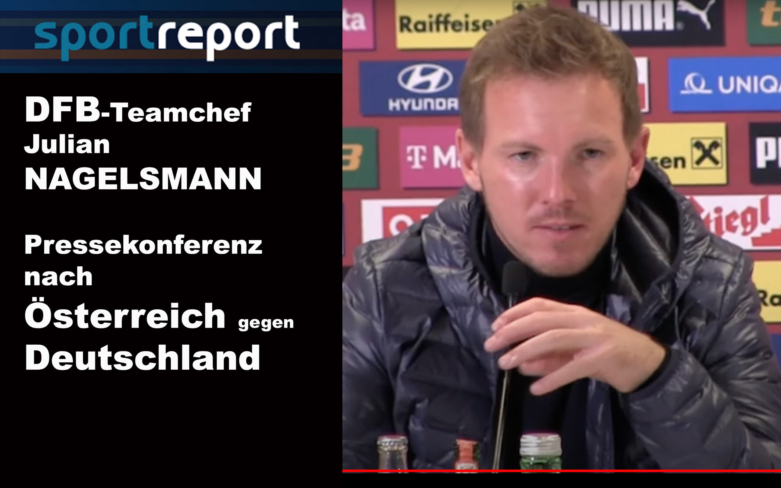 Video: Ralf Rangnick (Trainer Österreich) - die Pressekonferenz nach dem Spiel gegen Deutschland