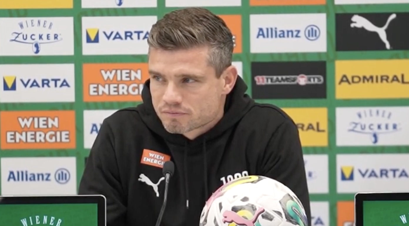 Video: Robert Klauß (Trainer SK Rapid) - die Pressekonferenz nach dem Spiel gegen SK Sturm Graz