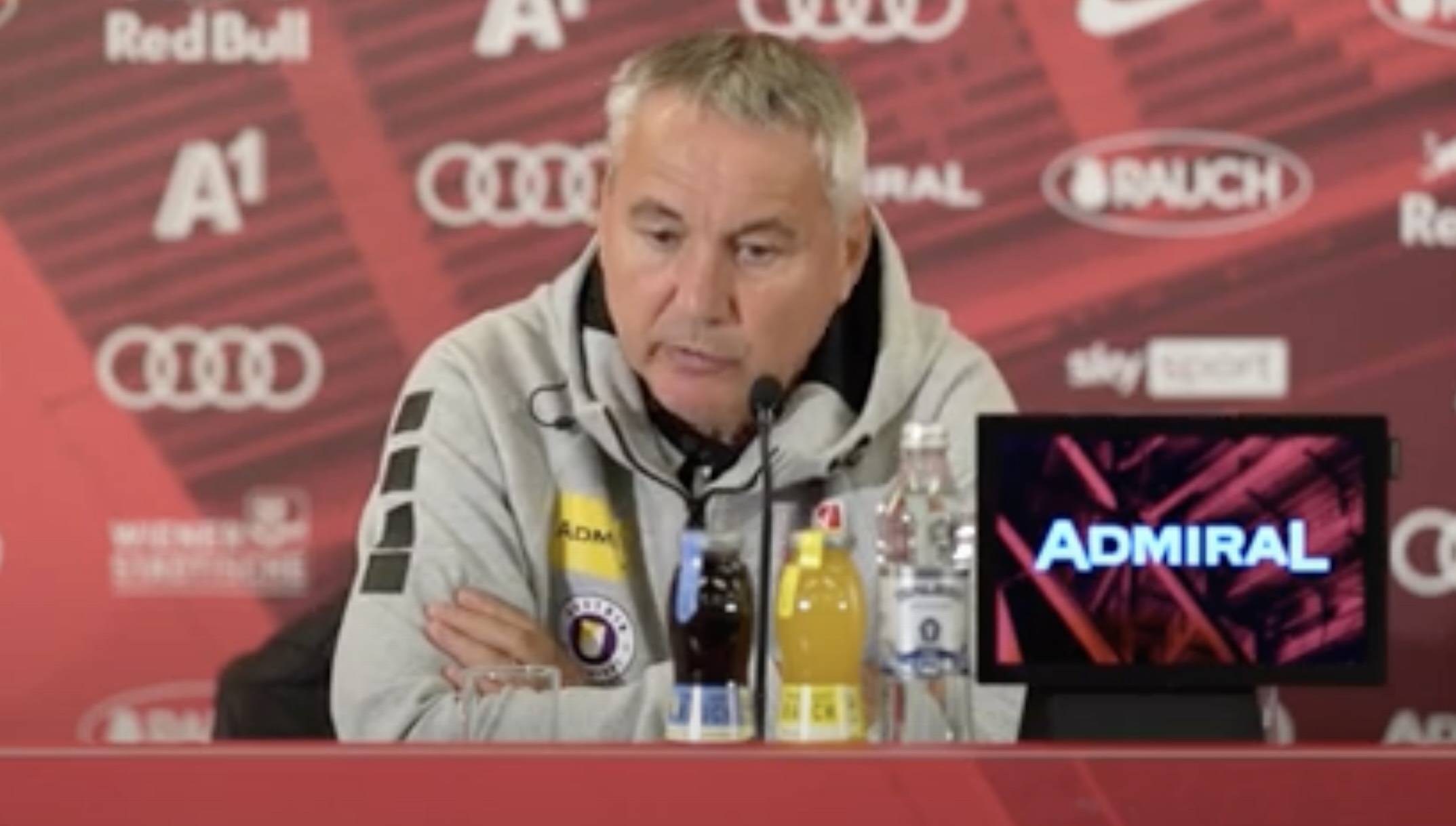 Video: Peter Pacult (Trainer SK Austria Klagenfurt) - die Pressekonferenz nach dem Spiel gegen FC Red Bull Salzburg