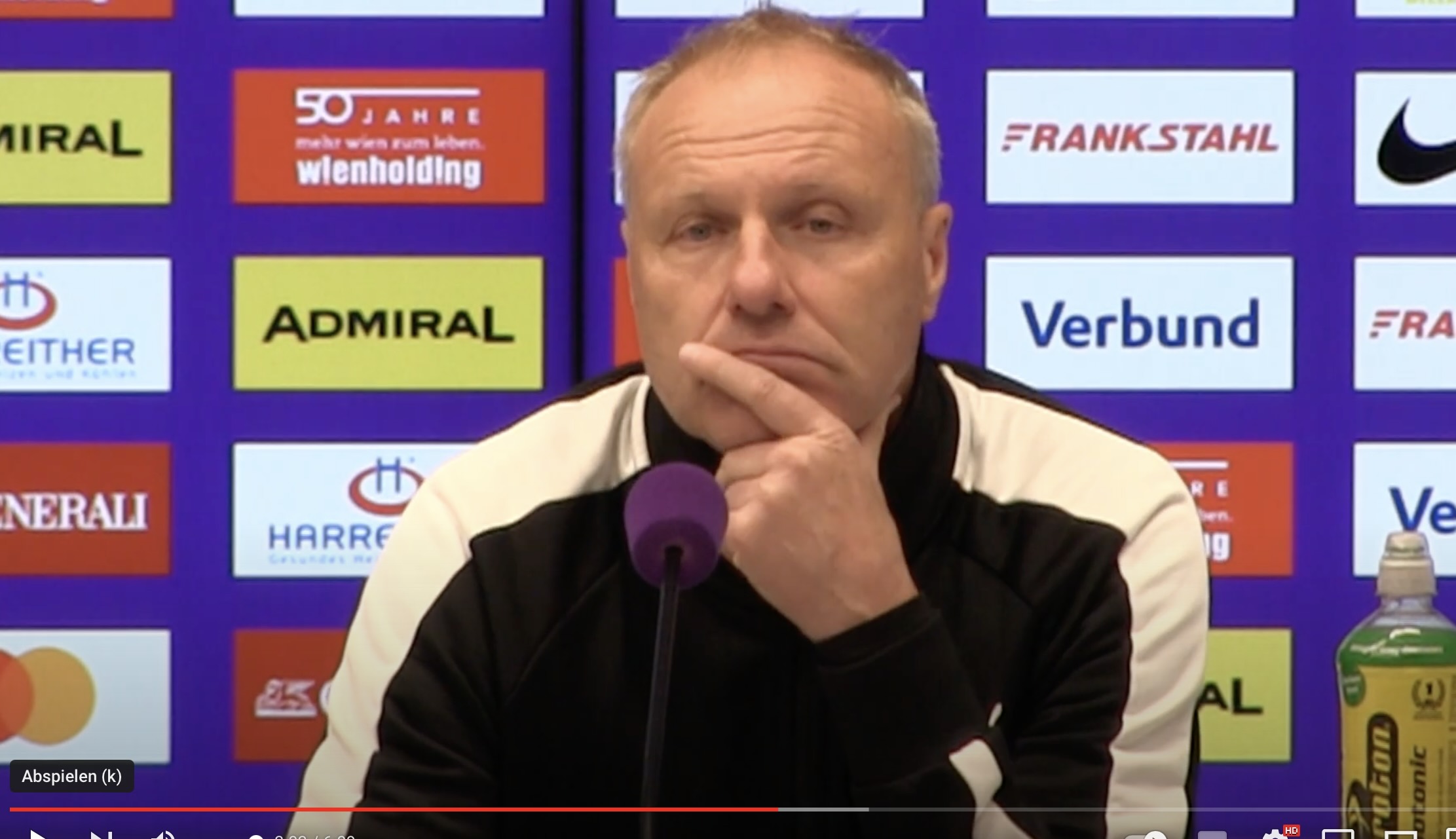 Video: Thomas Silberberger (Trainer WSG Tirol) - die Pressekonferenz nach dem Spiel gegen FK Austria Wien