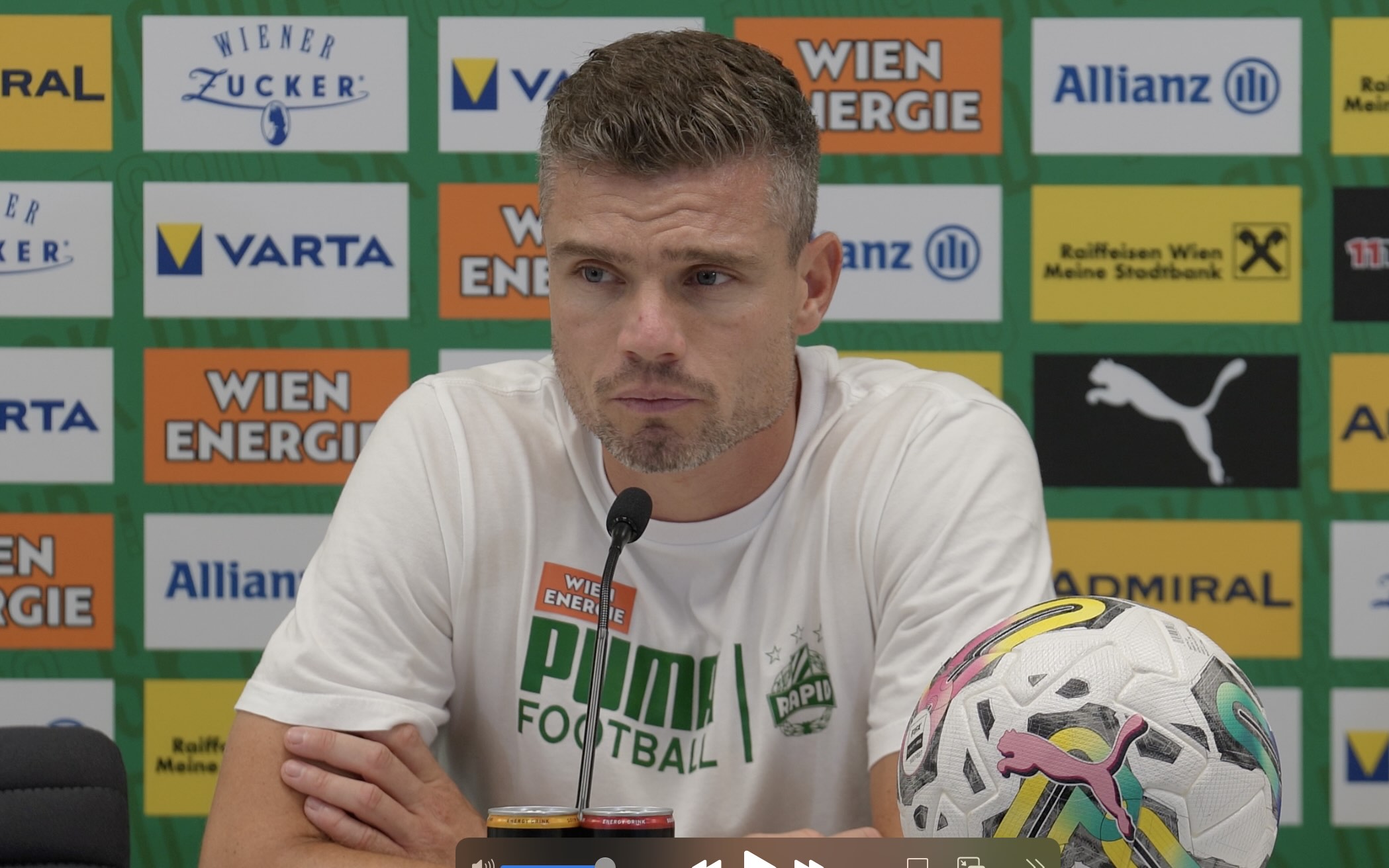 Video: Robert Klauß (Trainer SK Rapid) - die Pressekonferenz nach dem Spiel gegen WSG Tirol