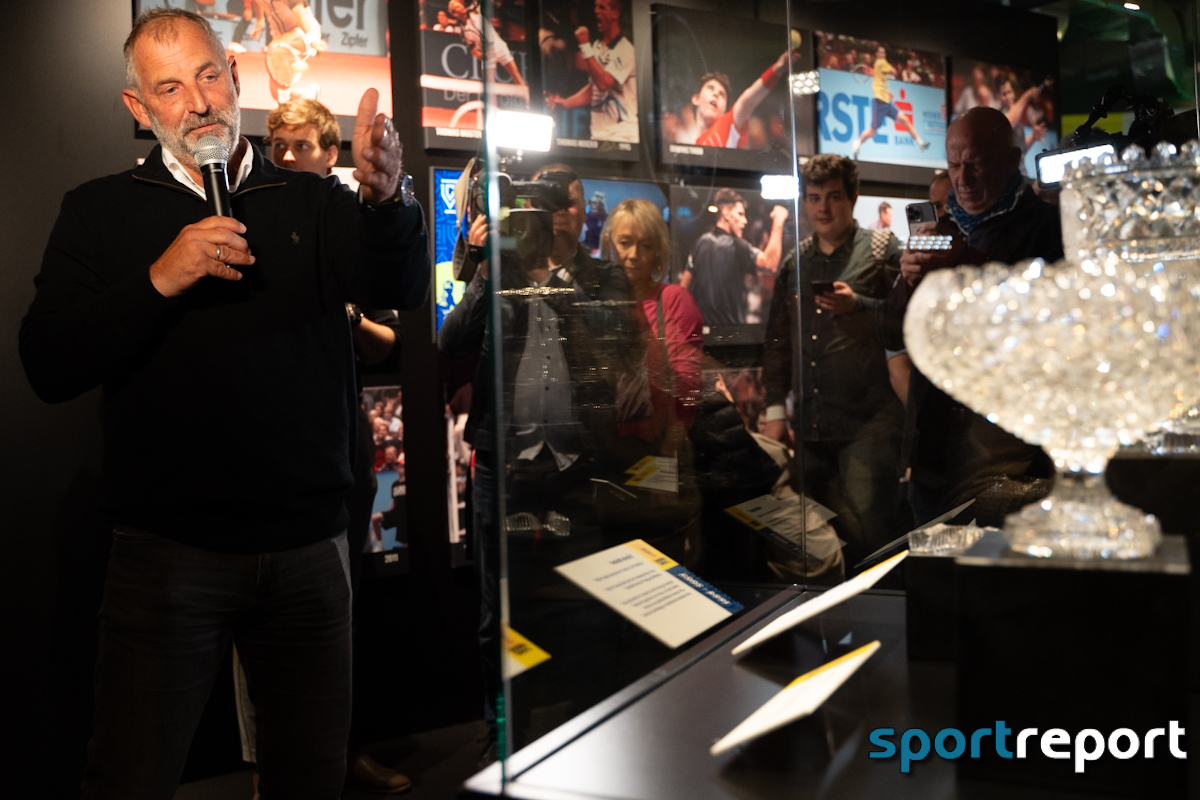 Thomas Muster eröffnet die Ausstellung