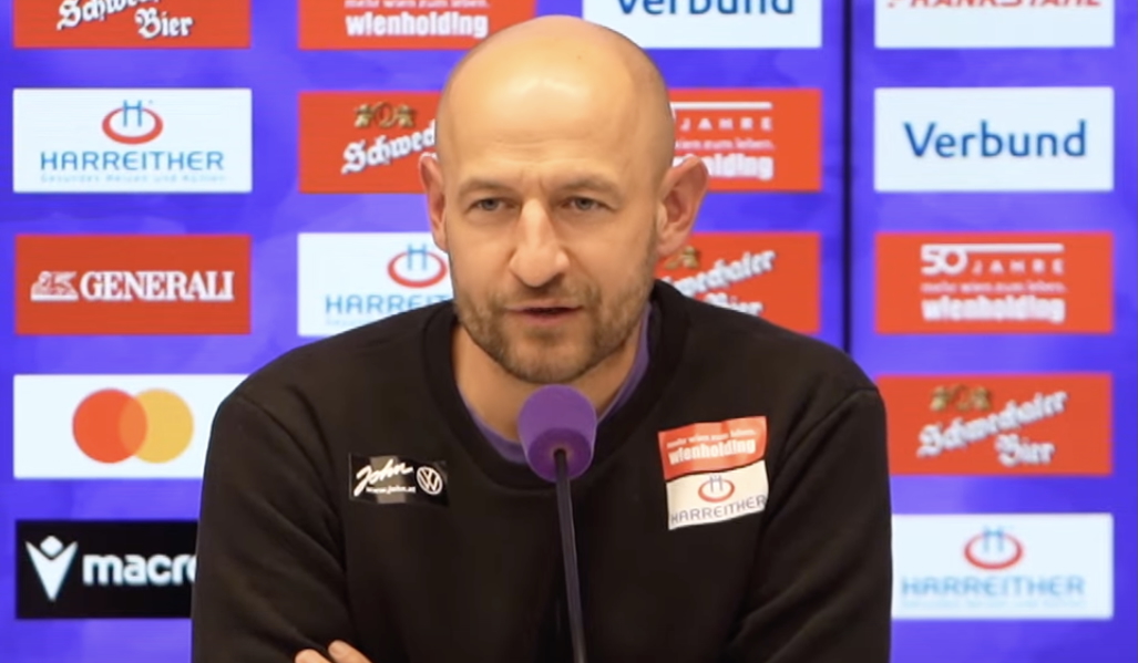 Video: Stephan Helm (Trainer FK Austria Wien) - die Pressekonferenz nach dem Spiel gegen TSV Hartberg