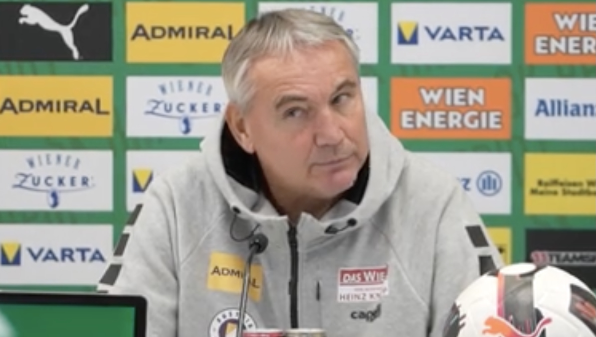 Video: Peter Pacult (Trainer SK Austria Klagenfurt) - die Pressekonferenz nach dem Spiel gegen SK Rapid