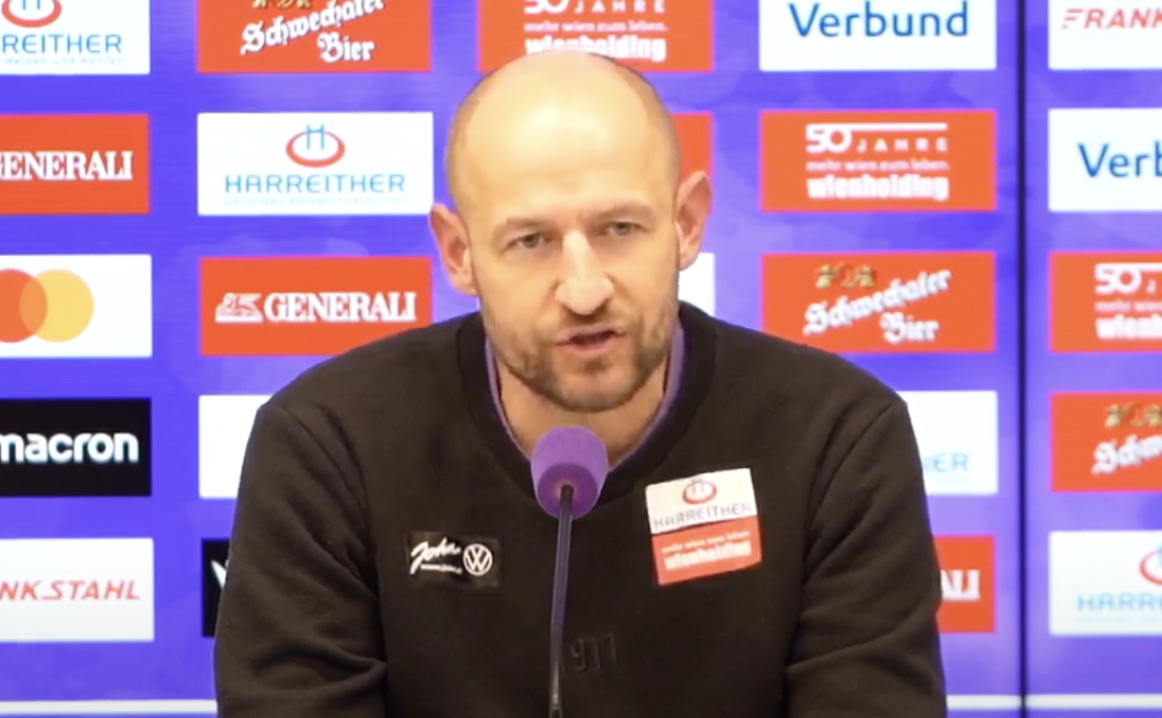 Video: Stephan Helm (Trainer FK Austria Wien) - die Pressekonferenz nach dem Spiel gegen SCR Altach