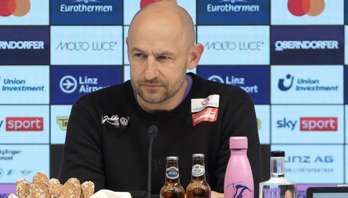 Video: Stephan Helm (Trainer FK Austria Wien) - die Pressekonferenz nach dem Spiel gegen LASK