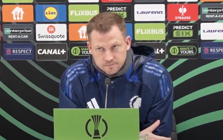 Video: Jacob Neestrup (Trainer F.C. Copenhagen) - die Pressekonferenz nach dem Spiel gegen SK Rapid