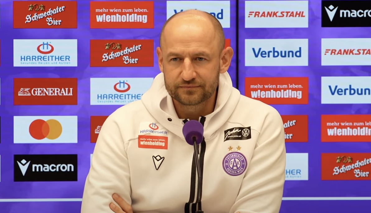 Video: Stephan Helm (Trainer FK Austria Wien) - die Pressekonferenz nach dem Spiel gegen SK Austria Klagenfurt