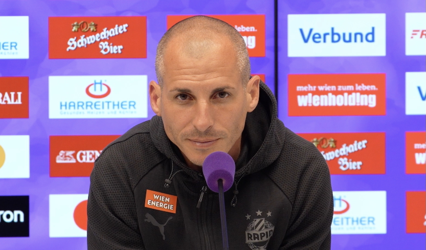 Video: Stefan Kulovits (Trainer SK Rapid Wien) - die Pressekonferenz nach dem Spiel gegen FK Austria Wien