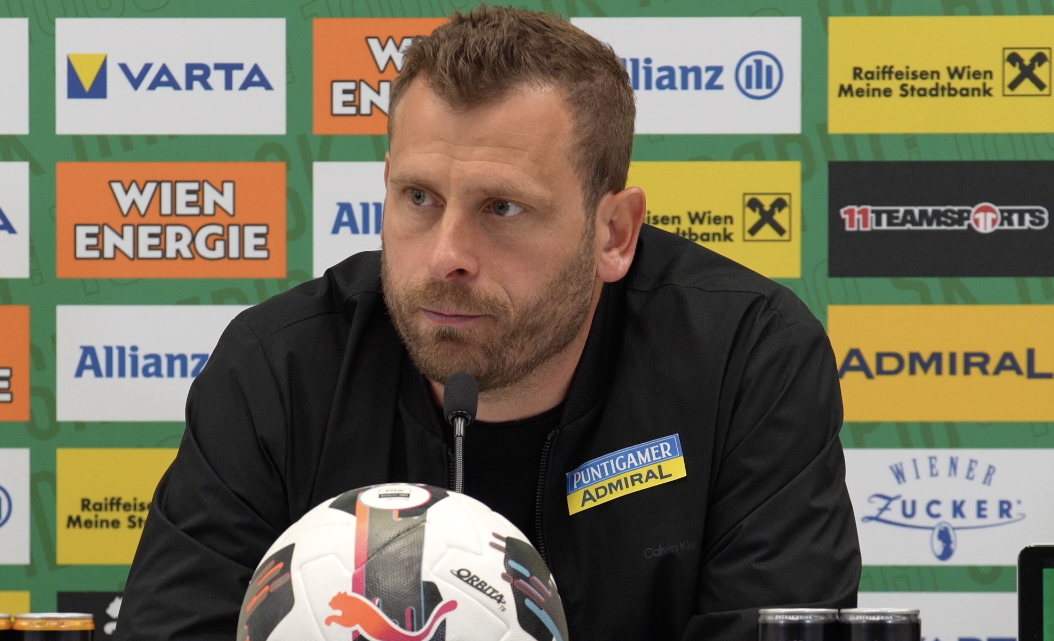 Video: Jürgen Säumel (Trainer SK Sturm Graz) - die Pressekonferenz nach dem Spiel gegen SK Rapid