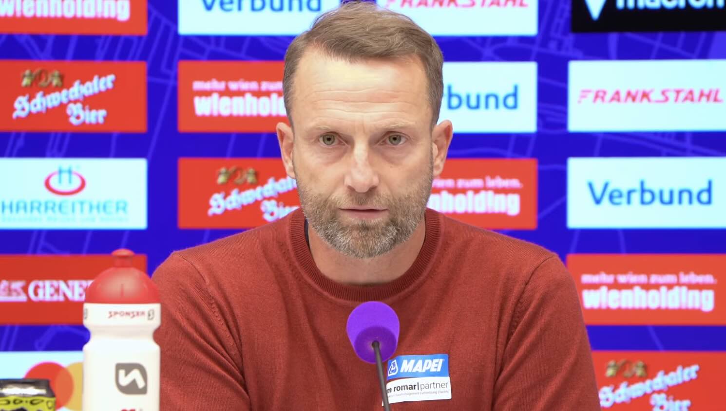 Video: Ferdinand Feldhofer (Trainer Grazer AK 1902) - die Pressekonferenz nach dem Spiel gegen FK Austria Wien