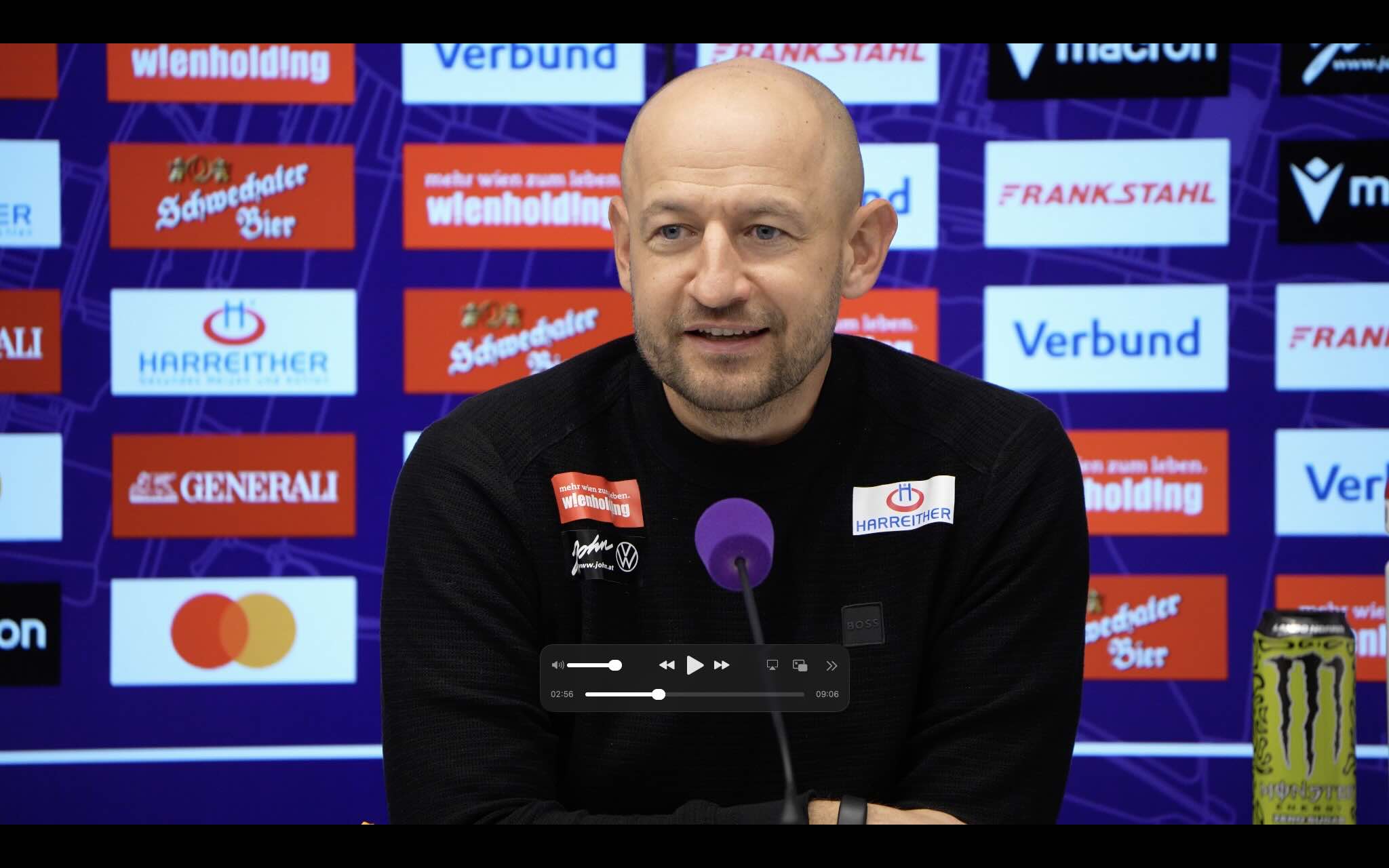 Video: Stephan Helm (Trainer FK Austria Wien) - die Pressekonferenz nach dem Spiel gegen WSG Tirol